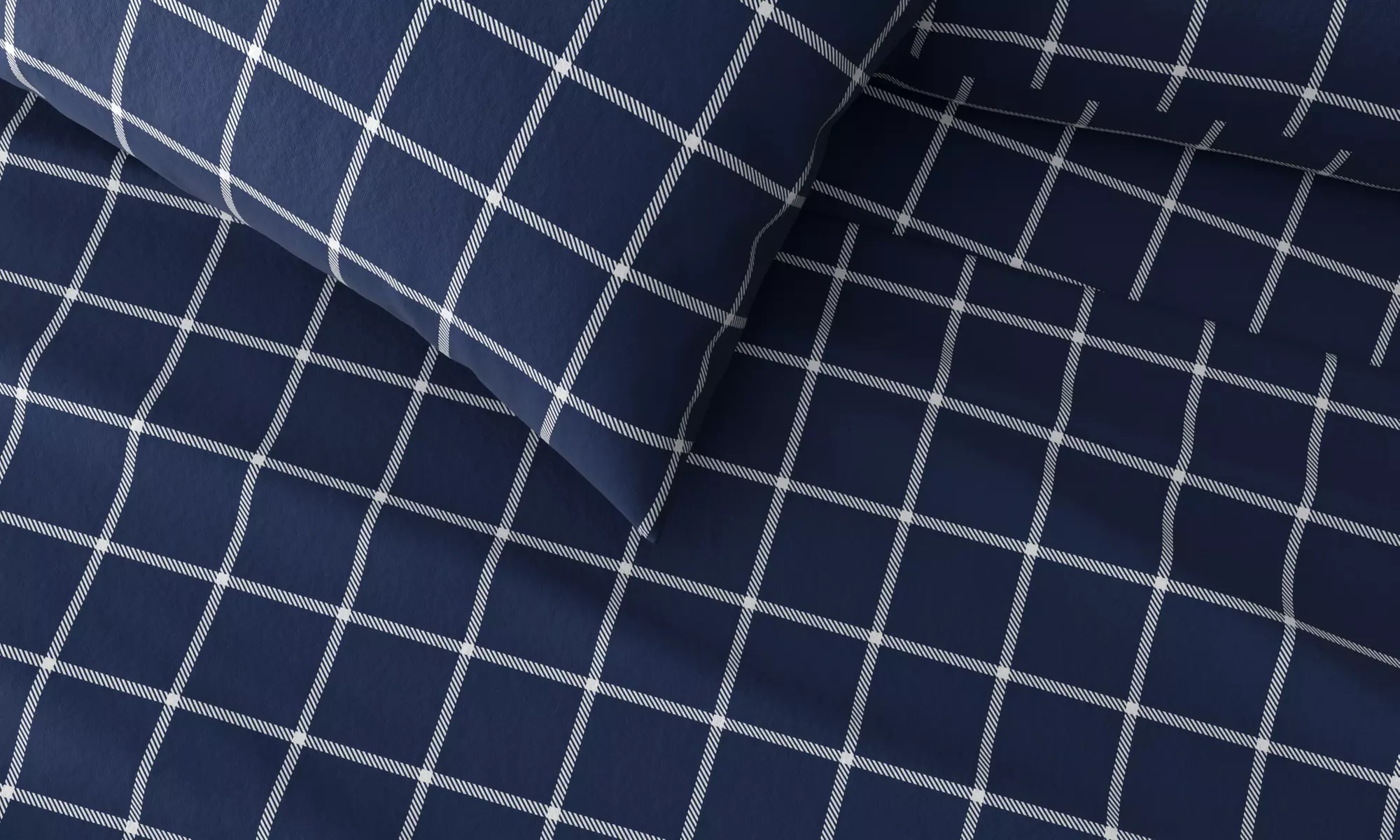 FreshFolds Premium Turkish Cotton Printed Flannel Sheet Set