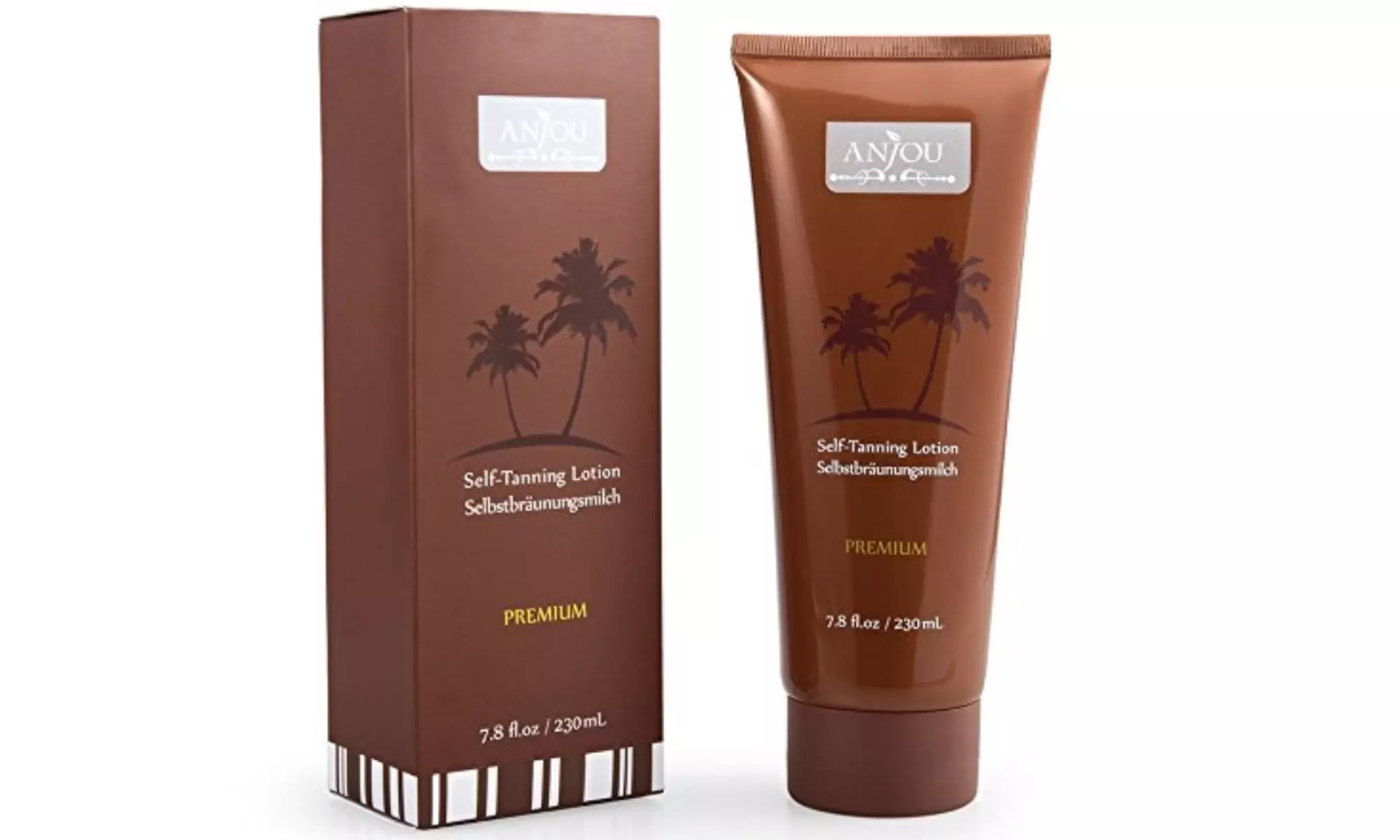 Anjou Organic Natural Sunless Self Tanner for Bronzing and Golden Tan - Primary Image