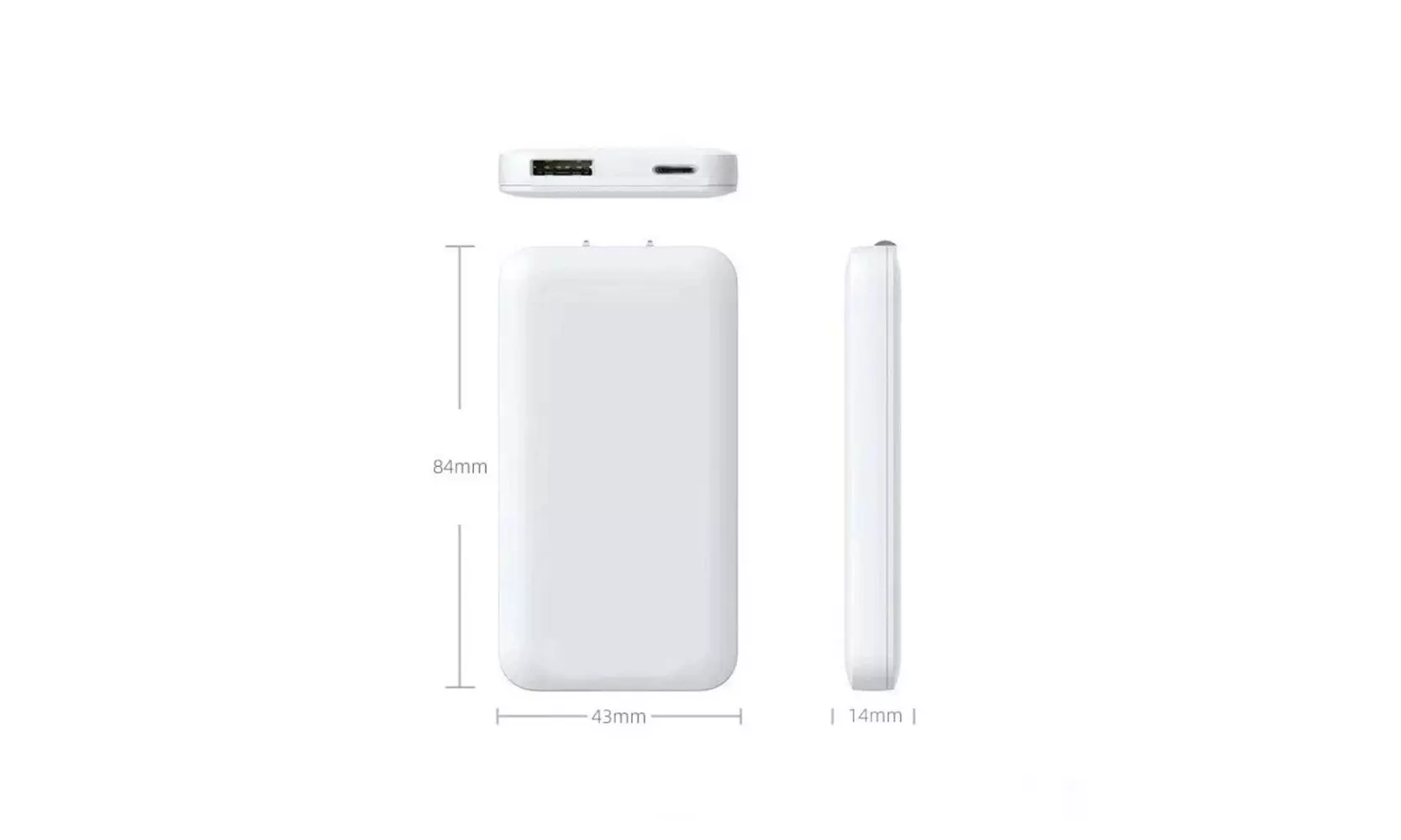 Ultra-Slim 30W USBC & USB A Dual Port Fast Charger (2-Pack)