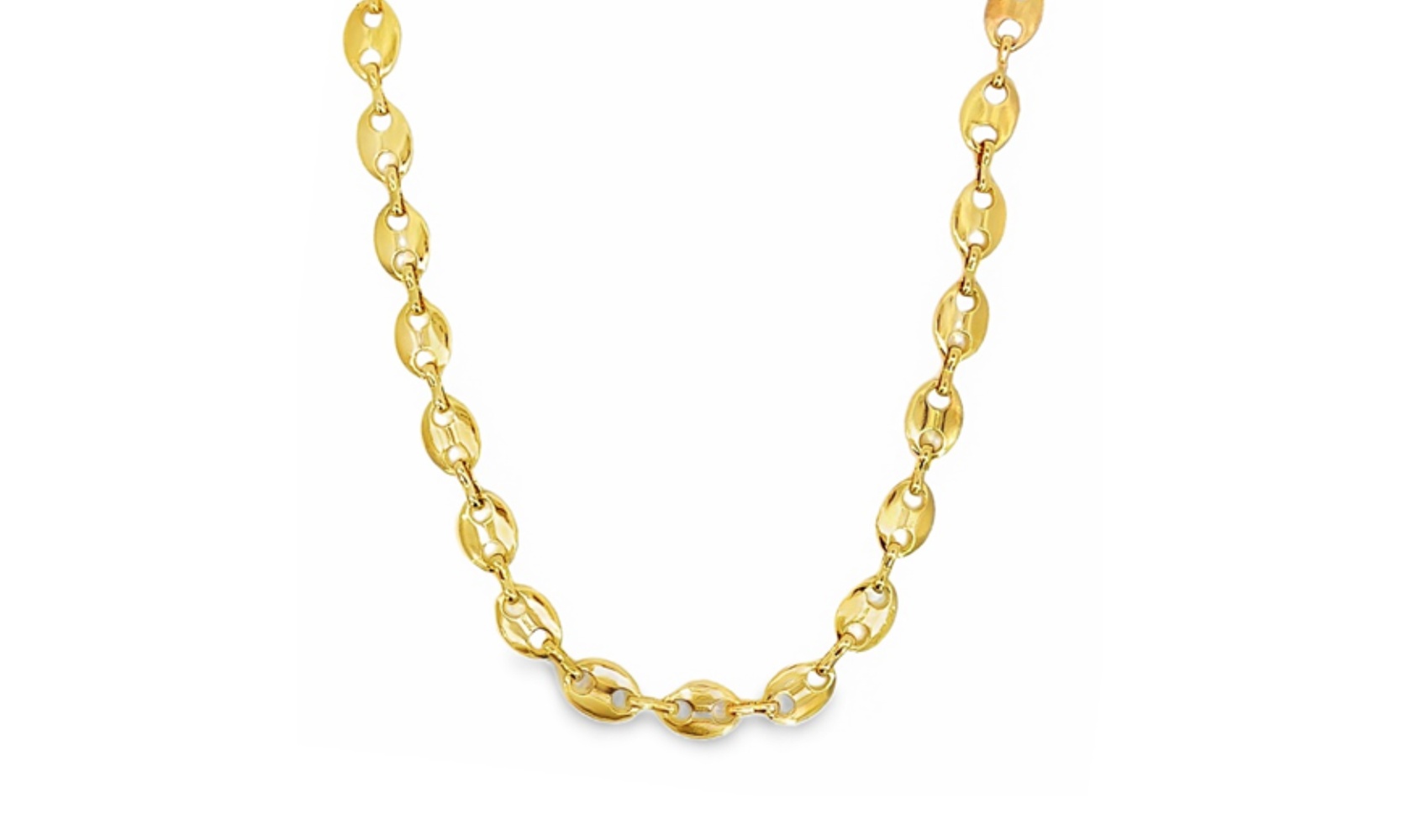 Gold-Plated Brass Mariner Chain Necklace-Great for Layering