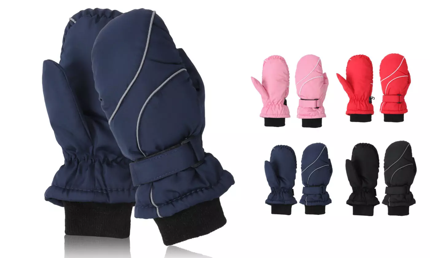 Kids Waterproof Outdoor Winter Mittens - Primary Image