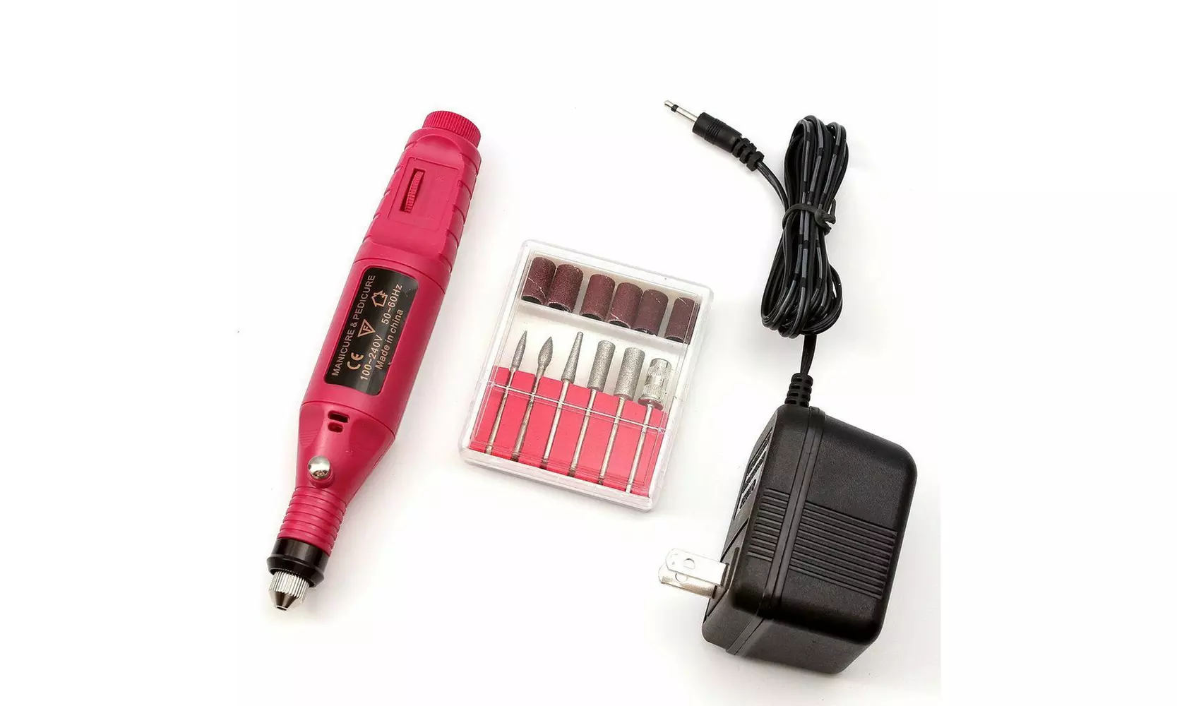 Nail File Drill Kit Electric Manicure Pedicure Acrylic Salon Machine - Primary Image
