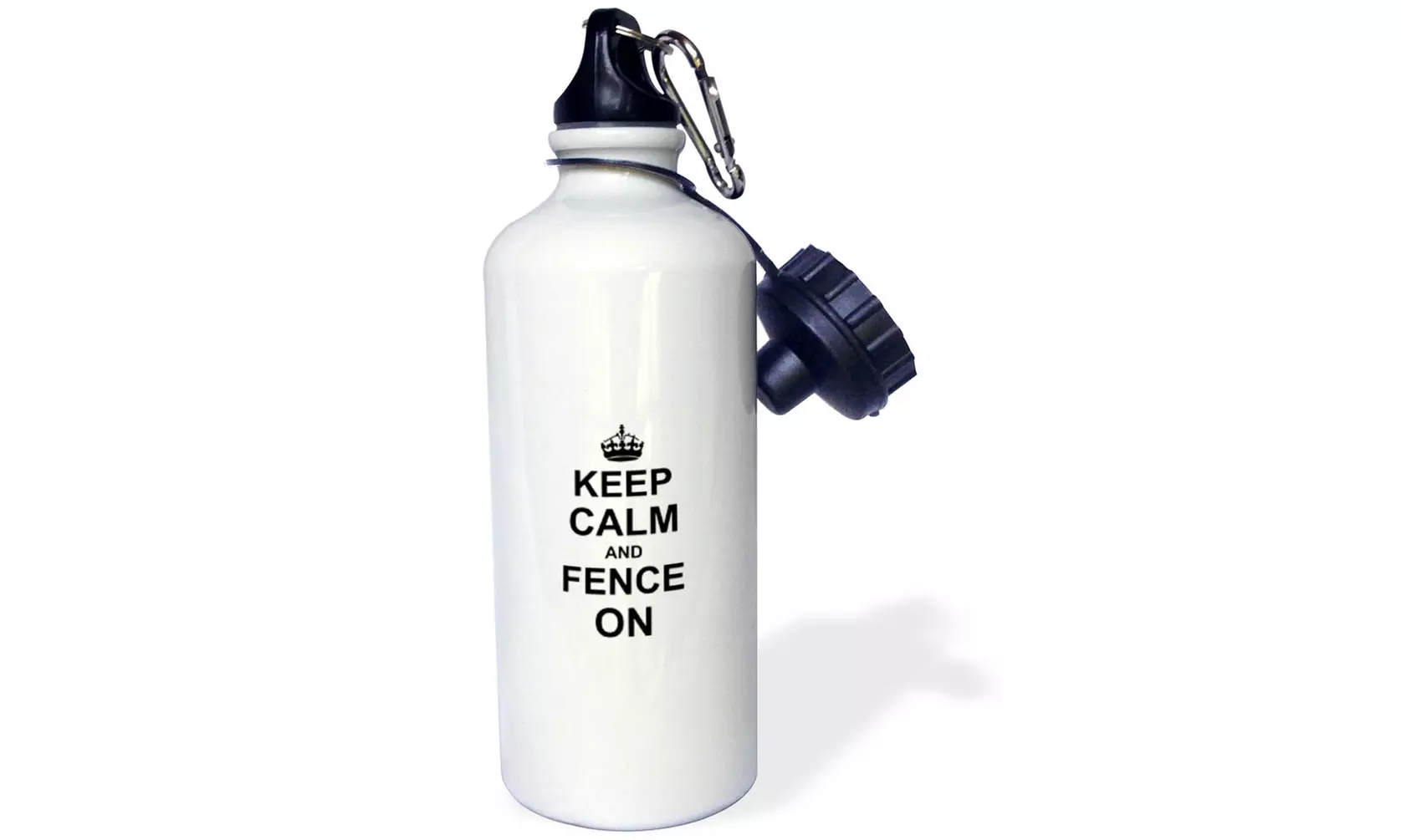  Water Bottle Keep Calm and Fence on fencing gift - Primary Image
