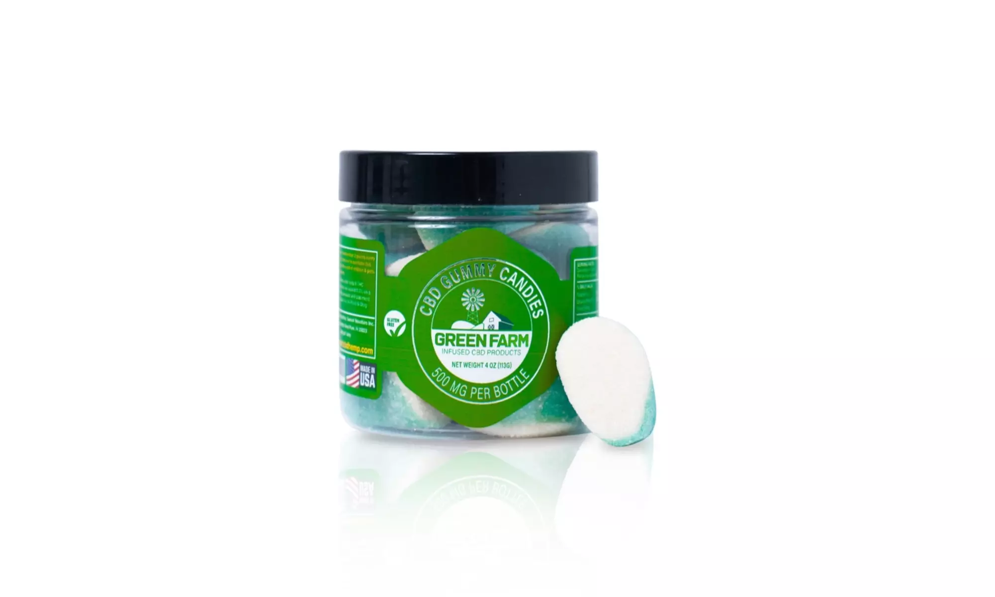 Fruit Flavored Gummies with 100% Organic CBD (500MG - 5000MG) from Green Farm