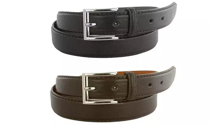 Men's Genuine Leather Belts (4-Pack) - Primary Image