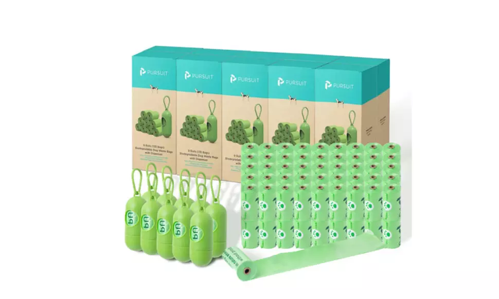 Biodegradable Dog Waste Bags with Dispenser