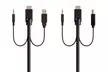 Monoprice Switch Series HDMI USB 3 5mm Audio Combo Cable for KVM Switches 6ft - Second Medium