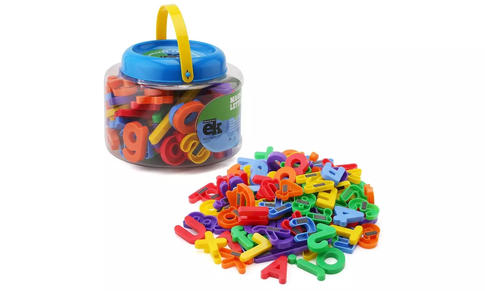 EduKid Toys Bucket Magnetic Letters & Numbers 109 - Primary Image