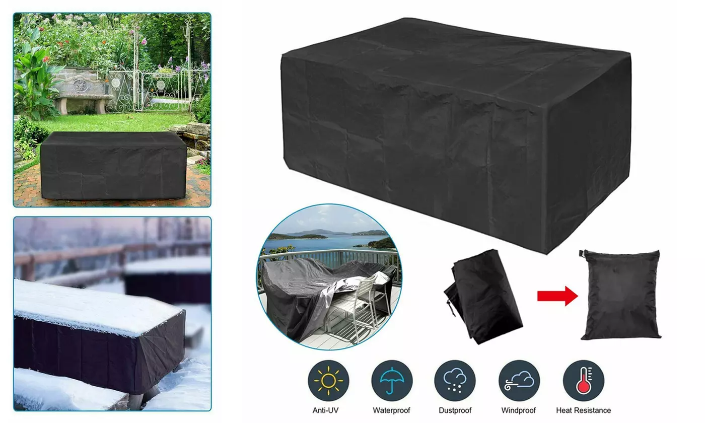 Heavy Duty Garden Patio Furniture Cover Outdoor Waterproof Table Chair Protector - Primary Image