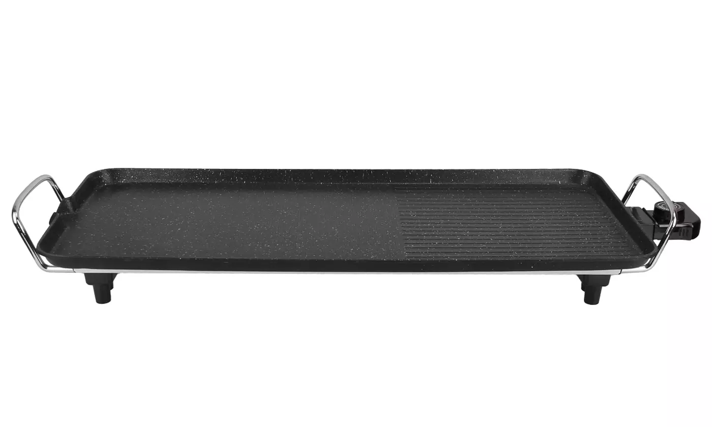 NewHome 1500W Electric Non-Stick BBQ Grill & Tabletop Griddle