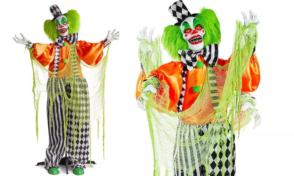 Funhouse Freddy The Motion Activated Animatronic Killer Clown Halloween Prop - Primary Image