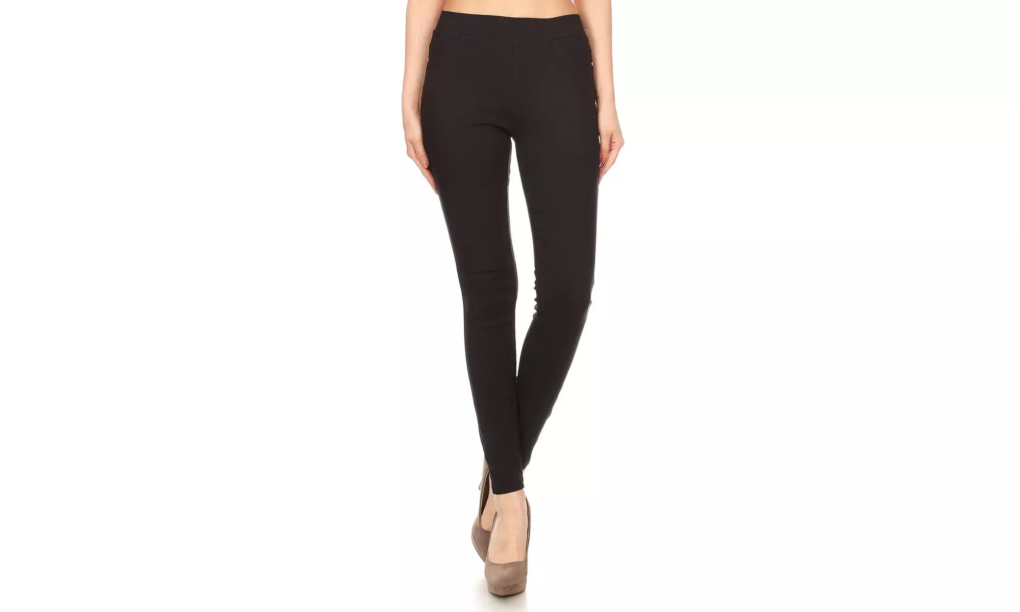 Women's High Waist Pull-On Stretch Skinny Plus Size Jeggings