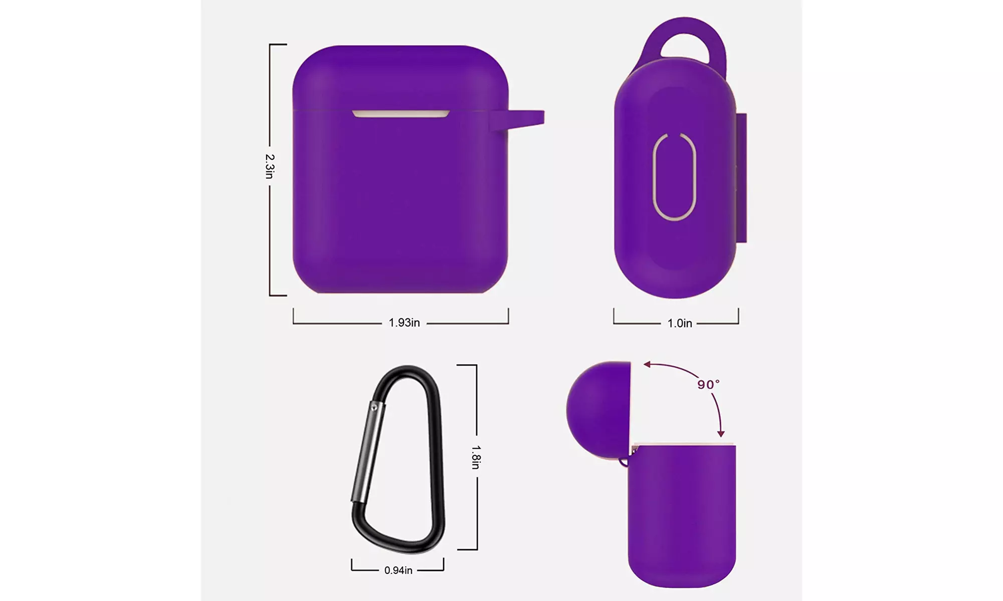 AirPods Silicone Case Cover Protective Skin for Apple Airpod Charging Case