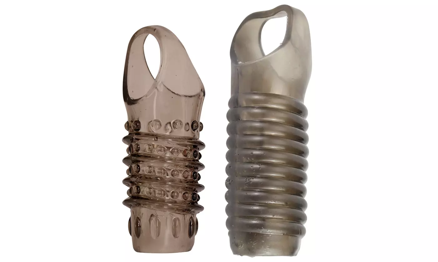 2 Type Cal Exotics Stimulation Textured Penis Enhancer