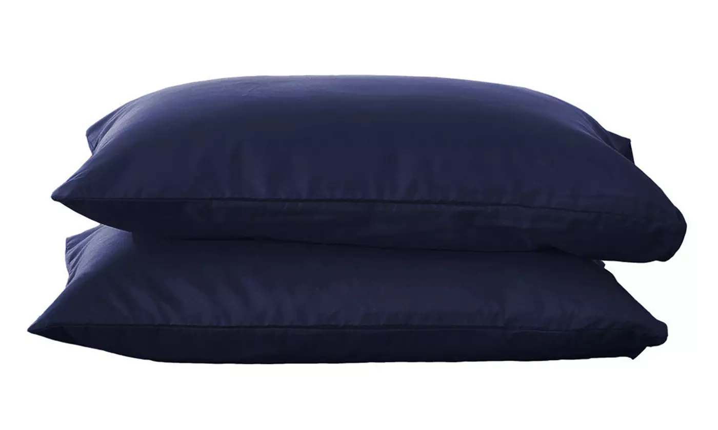 2 Pcs Ultra Soft Microfiber Pillowcases Set Standard or King Size