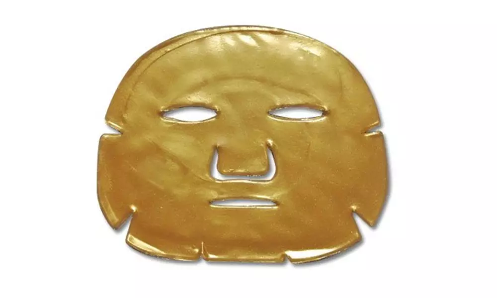 Gold Infused Collagen Face Mask Prevents Skin From Ageing (5 Pack) - Primary Image