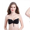 Image 11: 2 Pair Women Breathable Invisible Bra Strapless Bra push Up Backless Bras