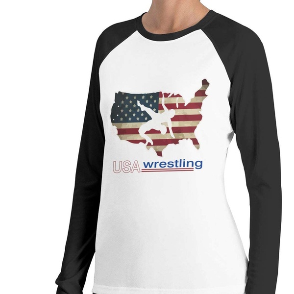 usa wrestling long sleeve shirt