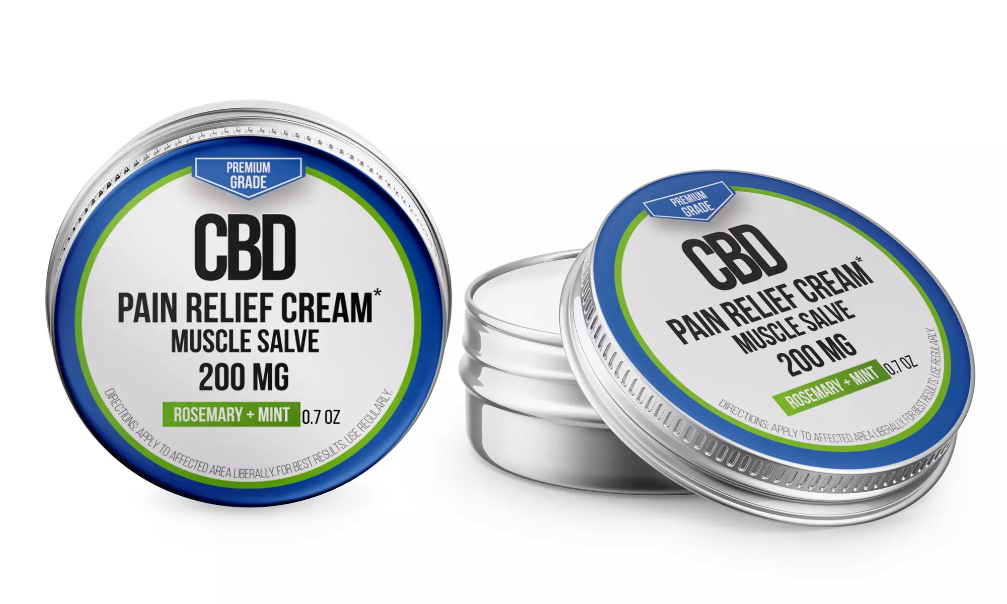 Select Organics CBD Infused Pain Relief Muscle Cream Salve (200mg) - Primary Image