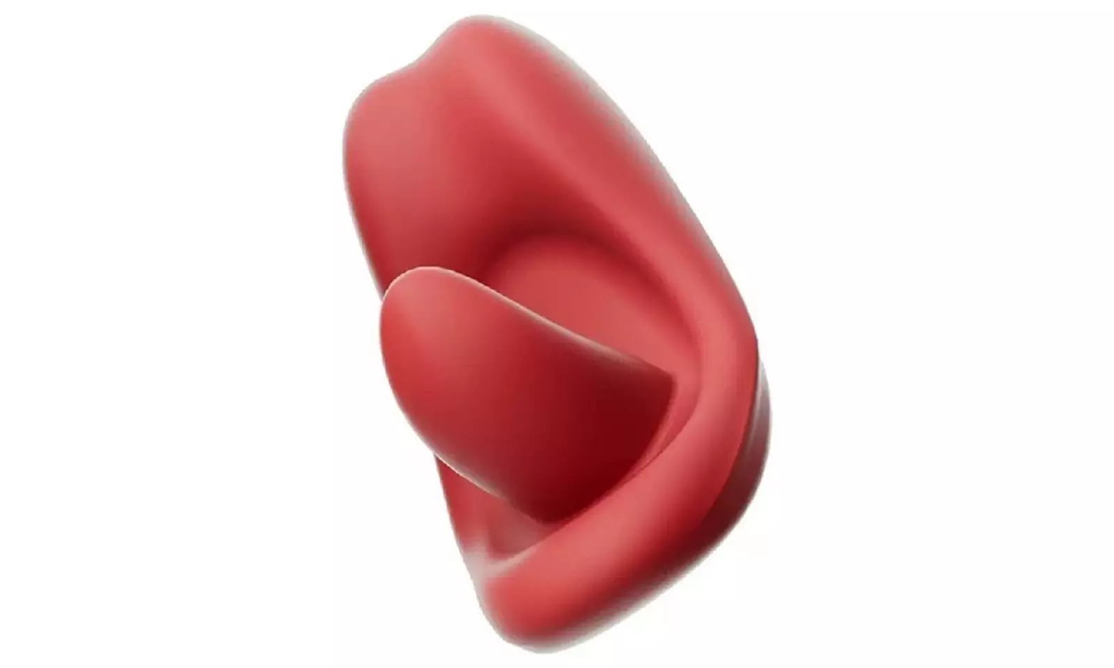 Dual-Motor Wearable Tongue Massager -  APP-Controlled with 10 Modes