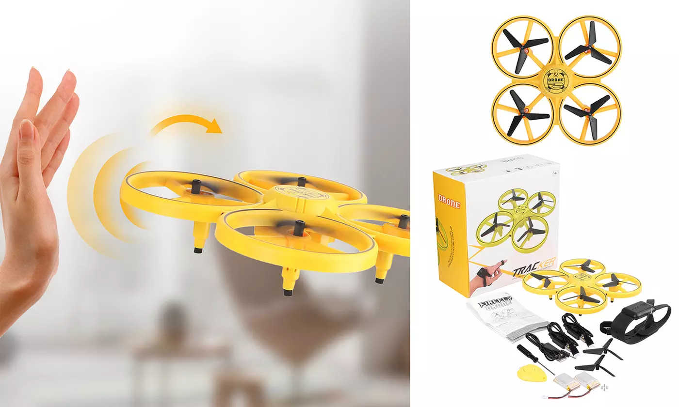 Drone Infrared Obstacle Avoidance 2.4G Induction Four-axis Aircraft Drone - Primary Image