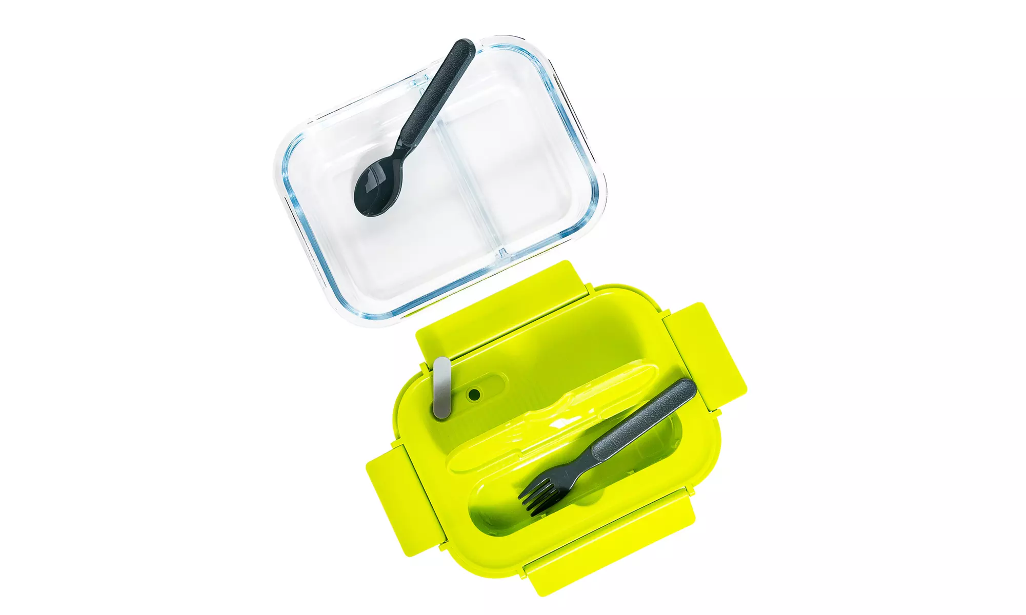 Borosilicate Glass Meal Prep Containers with Snap Locking Lids (1-3or 5 Pack)