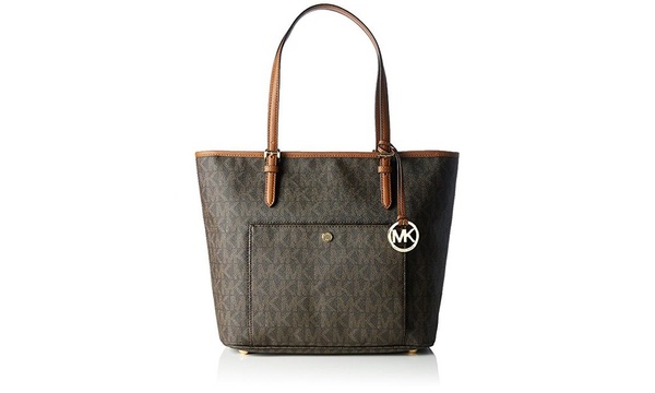 Michael kors jet on sale set snap pocket tote