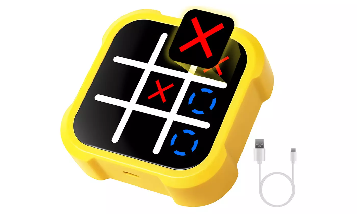 iMounTEK 3-in-1 Electronic Tic Tac Toe Memory Flash Whack-A-Mole Travel Game