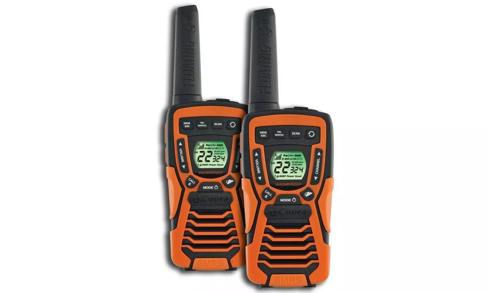 Cobra CXT1095 FLT Floating 37-Mile 22-Channel 2-Way Radio Walkie Talkies - Primary Image