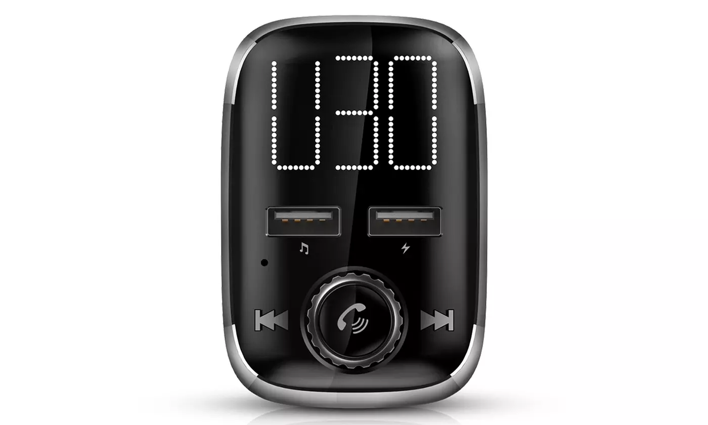 iMounTEK Wireless MP3 FM Transmitter Bluetooth Radio Adapter Dual USB Charger - Second Medium
