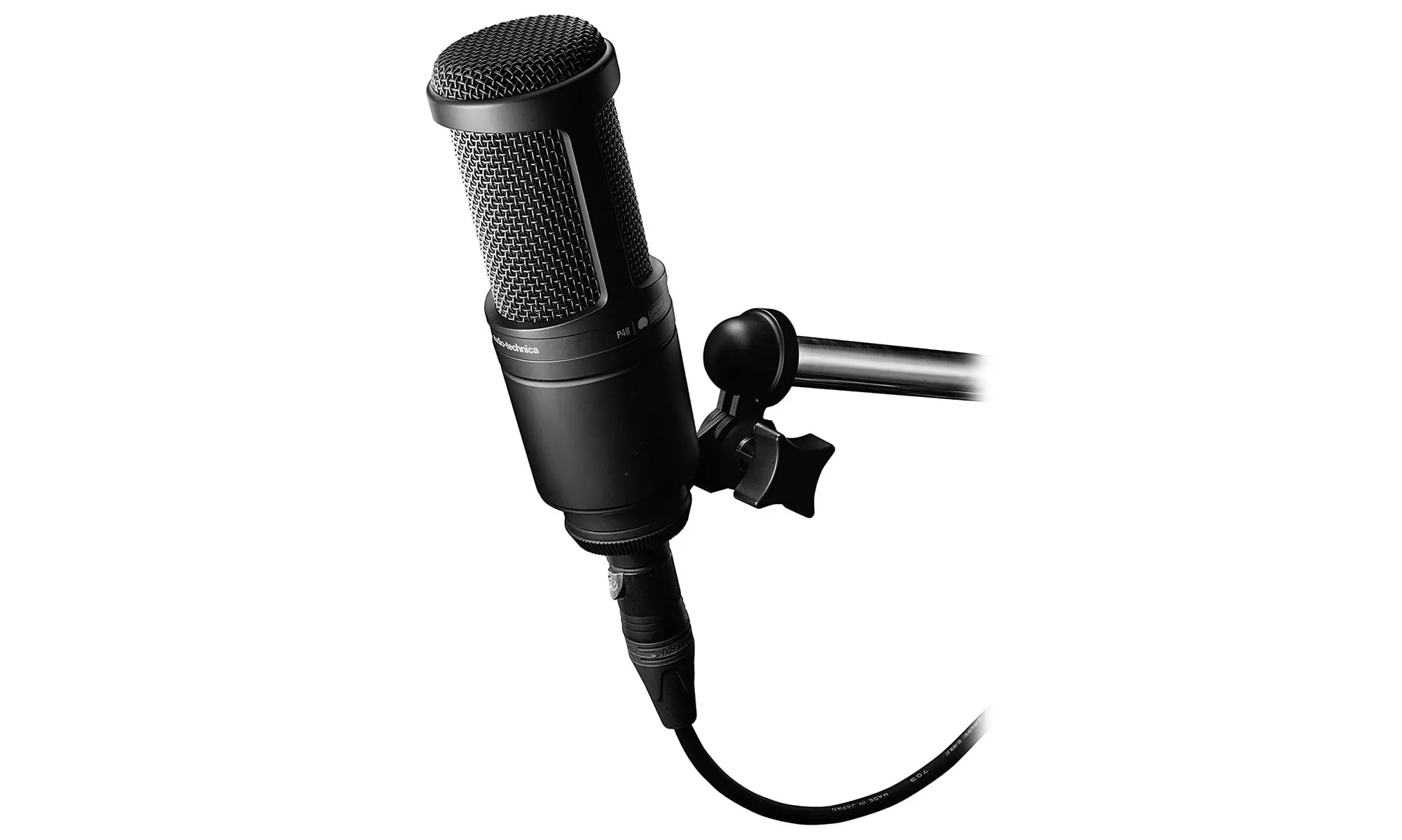 Audio-Technica AT2020 Cardioid Condenser Studio XLR Microphone - Primary Image