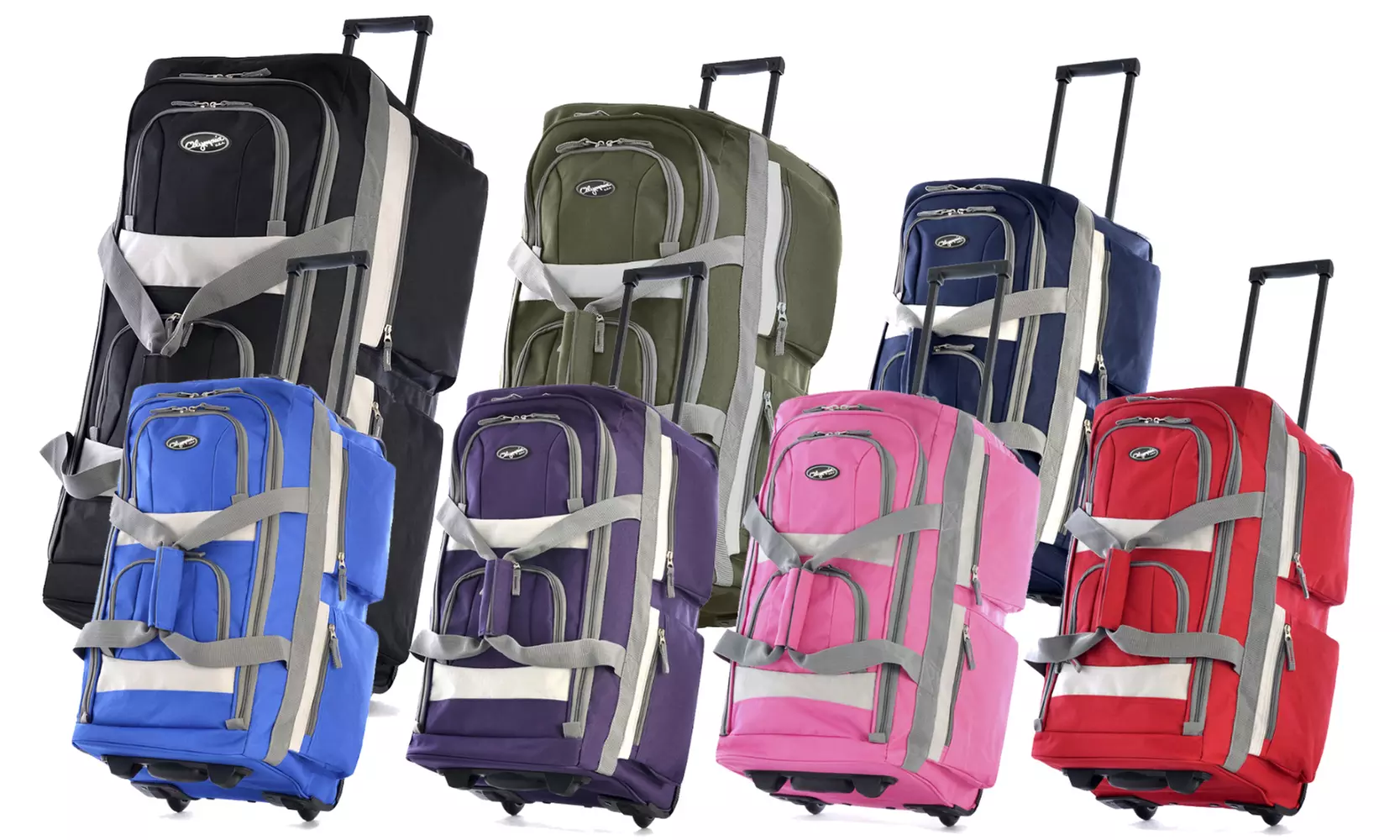 Olympia USA 8-Pocket Wheeled Duffel (26" to 33") - Primary Image