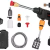 21V Cordless High-Pressure Washer 363PSI 12000mAh Power Cleaner - Black
