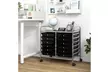 Costway 12 Drawers Rolling Cart Storage Scrapbook Paper Studio Organizer Bins - Second Medium