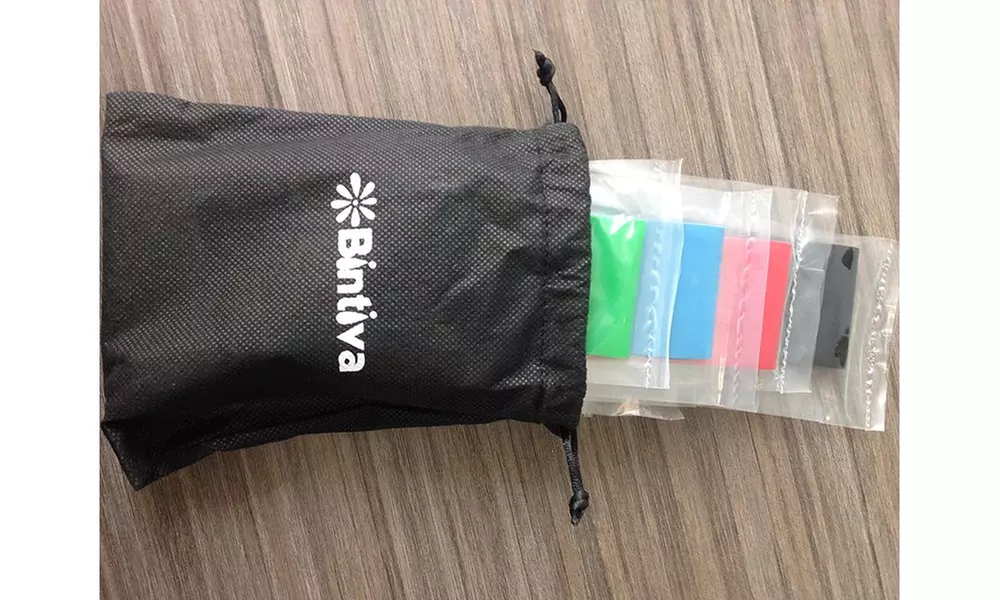 Bintiva Resistance Loop Bands for Workouts (4-Pack) - Second Medium