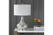 Emilia 26" Mirrored Mosaic LED Table Lamp, Silver by JONATHAN  Y - Second Medium