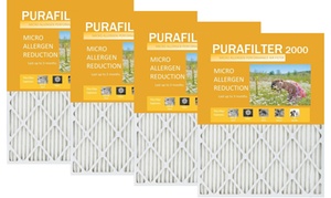 Purafilter Gold High-Efficiency Furnace Air Filters MERV 11 (4-Pack)