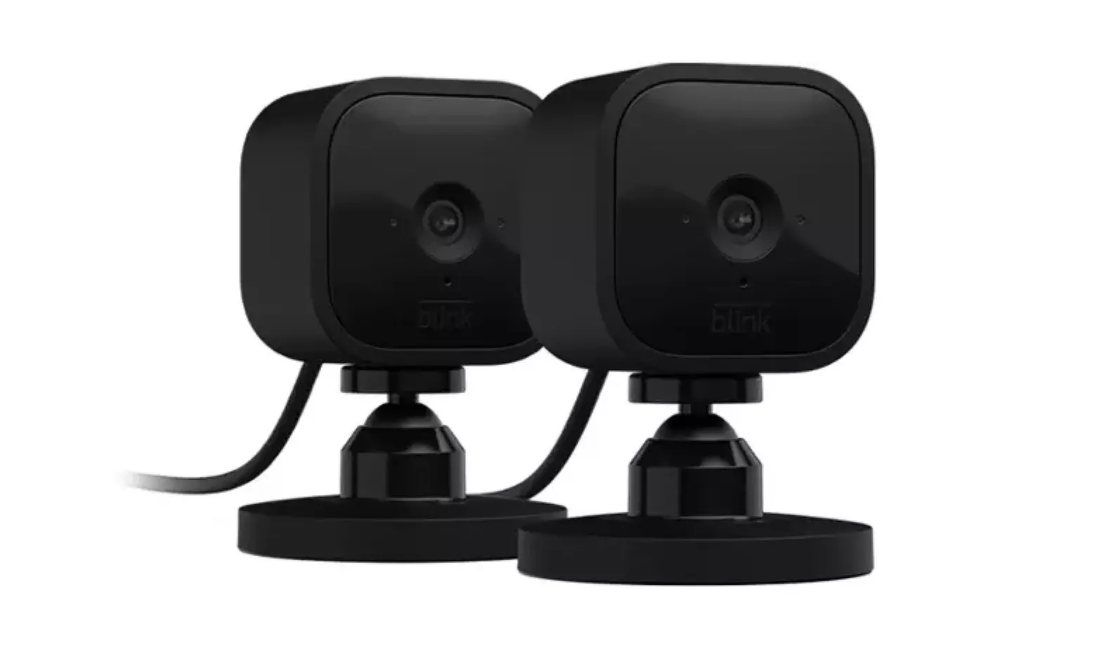 Blink - Mini Indoor 1080p Wireless Security Camera (2-Pack) - Black - Primary Image