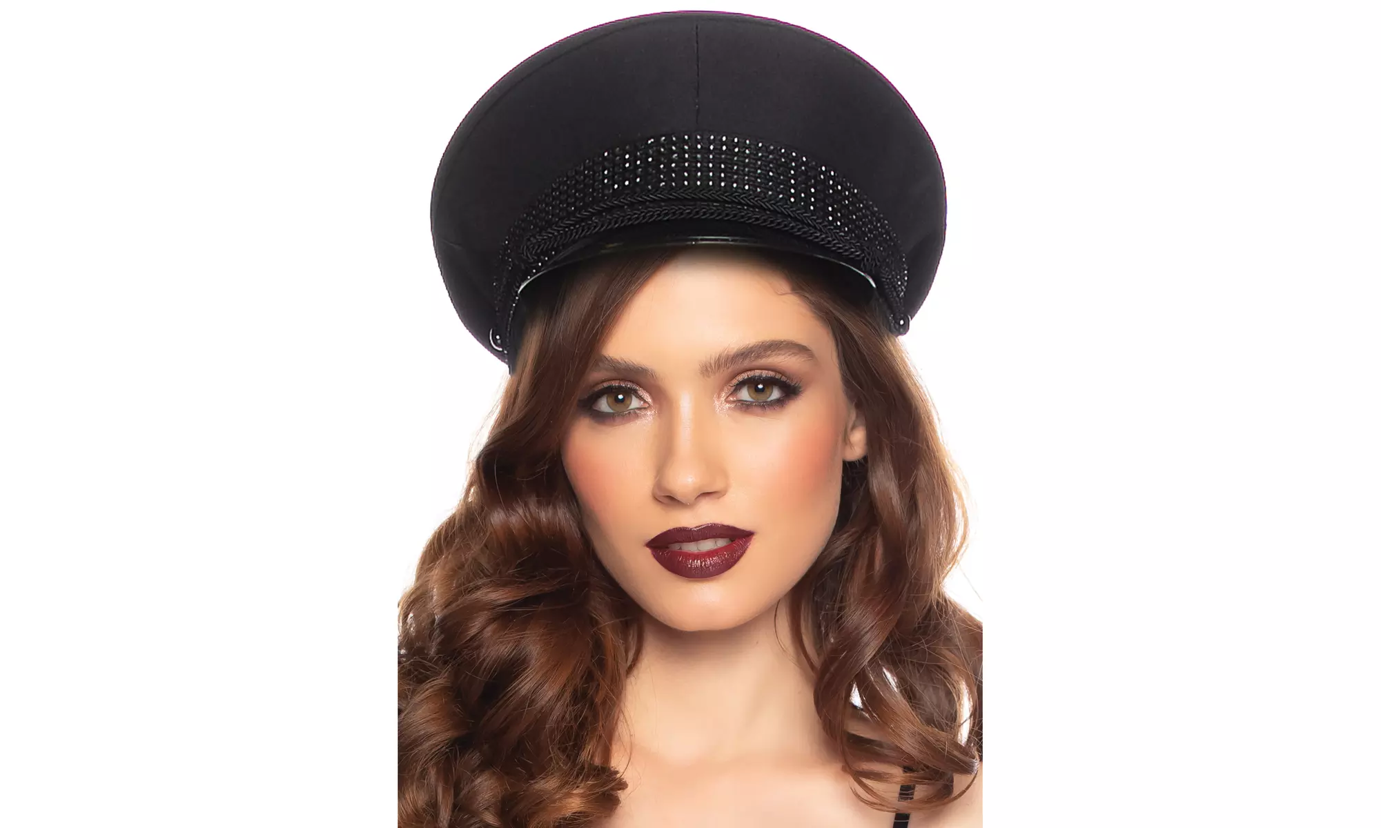 Leg Avenue Deluxe Officer Hat Hair Accessory For Women - Primary Image