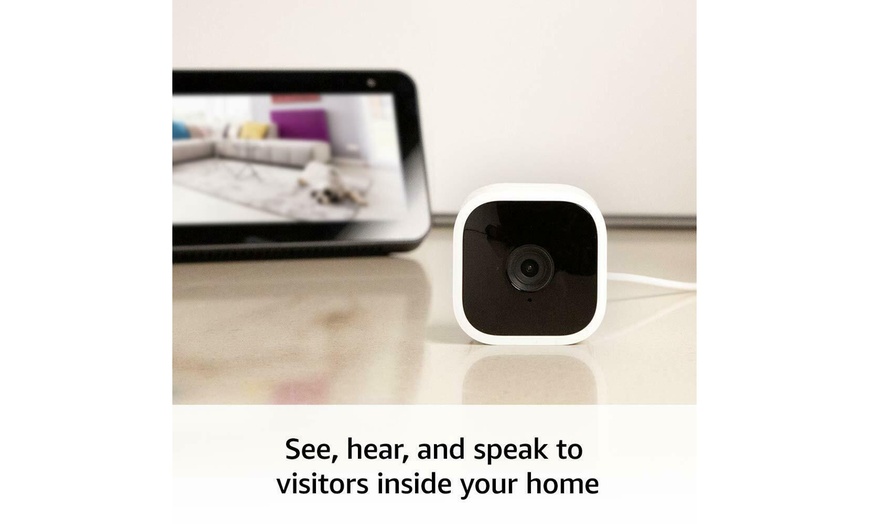 Blink Mini Indoor 1080p WiFi Security Camera with Motion Detection ...