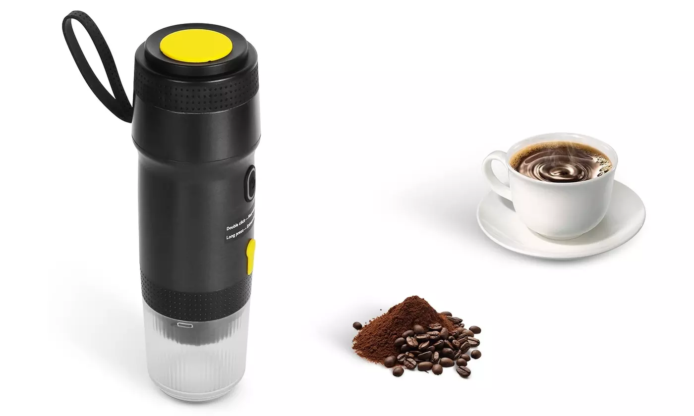 NewHome Portable Espresso Machine Electric Coffee Maker for On-the-Go Brewing