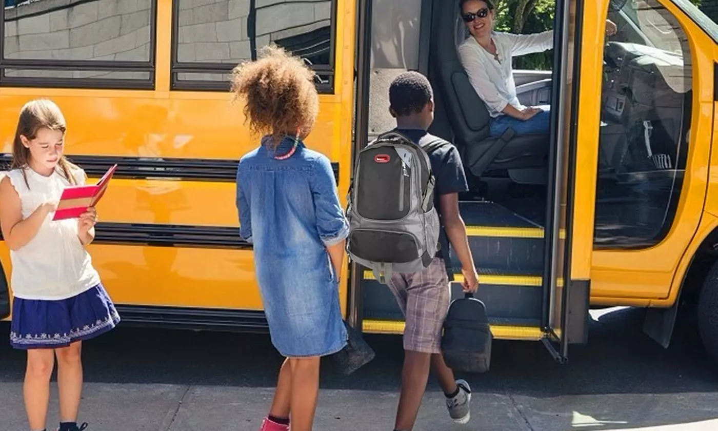 iNova Kids Backpack with Padded Straps and Dual Bottle Holders