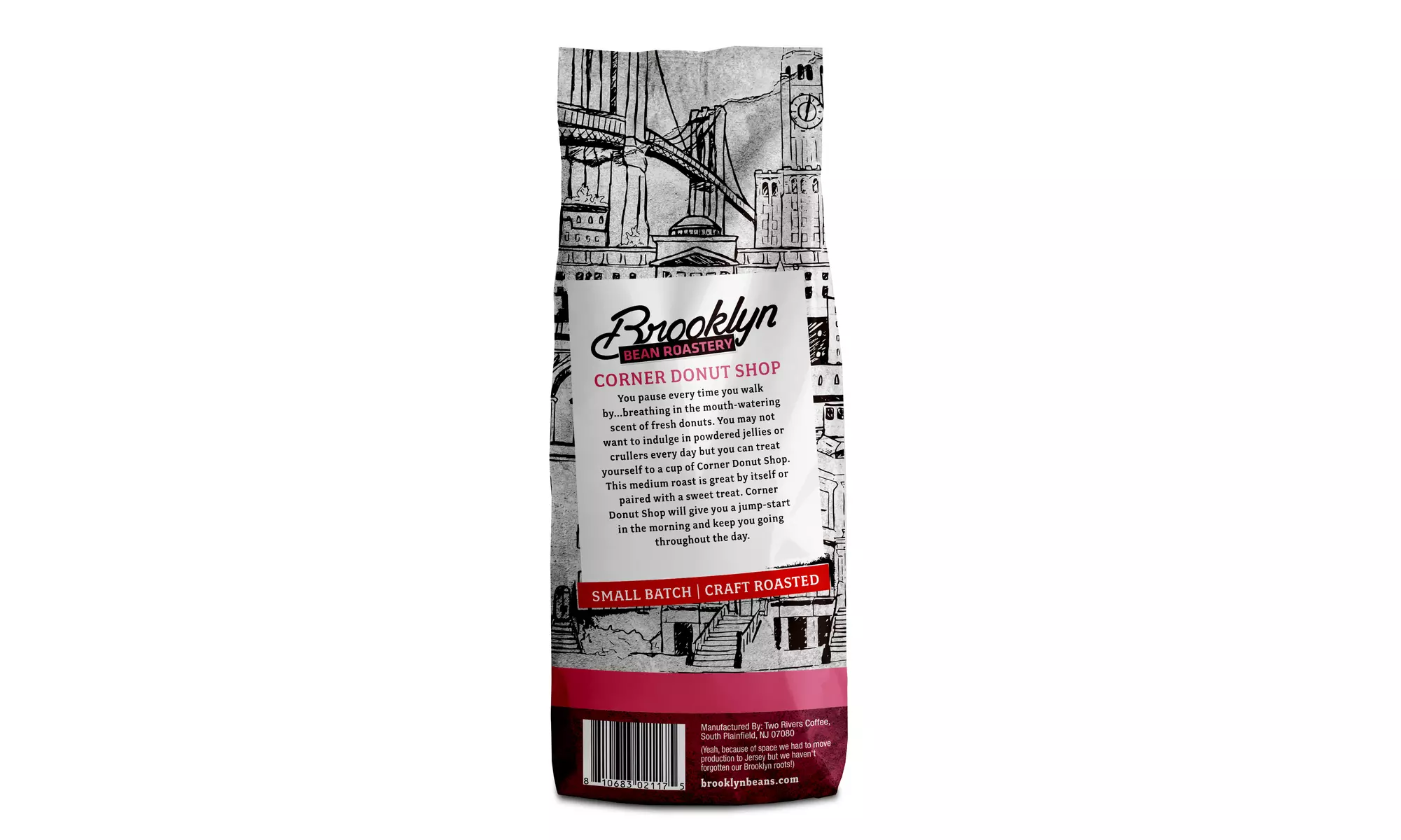 Brooklyn Bean Ground Coffee 12 Ounce Bags - 2 pk or 6 pk