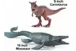 Six Packs of Realistic-Looking Big Dinosaur Toys - Second Medium