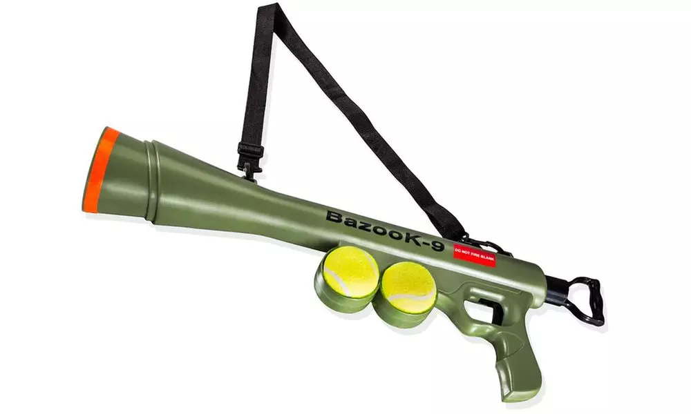 BazooK-9 Squeaking Pet Tennis Ball Launcher for Dogs - Primary Image