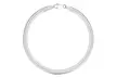 Sterling Projects Italian 925 Sterling Silver Herringbone Bracelet - Second Medium