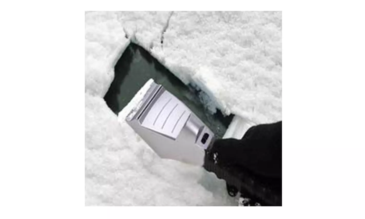 Heated Auto Electric Ice Scraper with Built-in Flashlight Snow Melter Removal - Second Medium