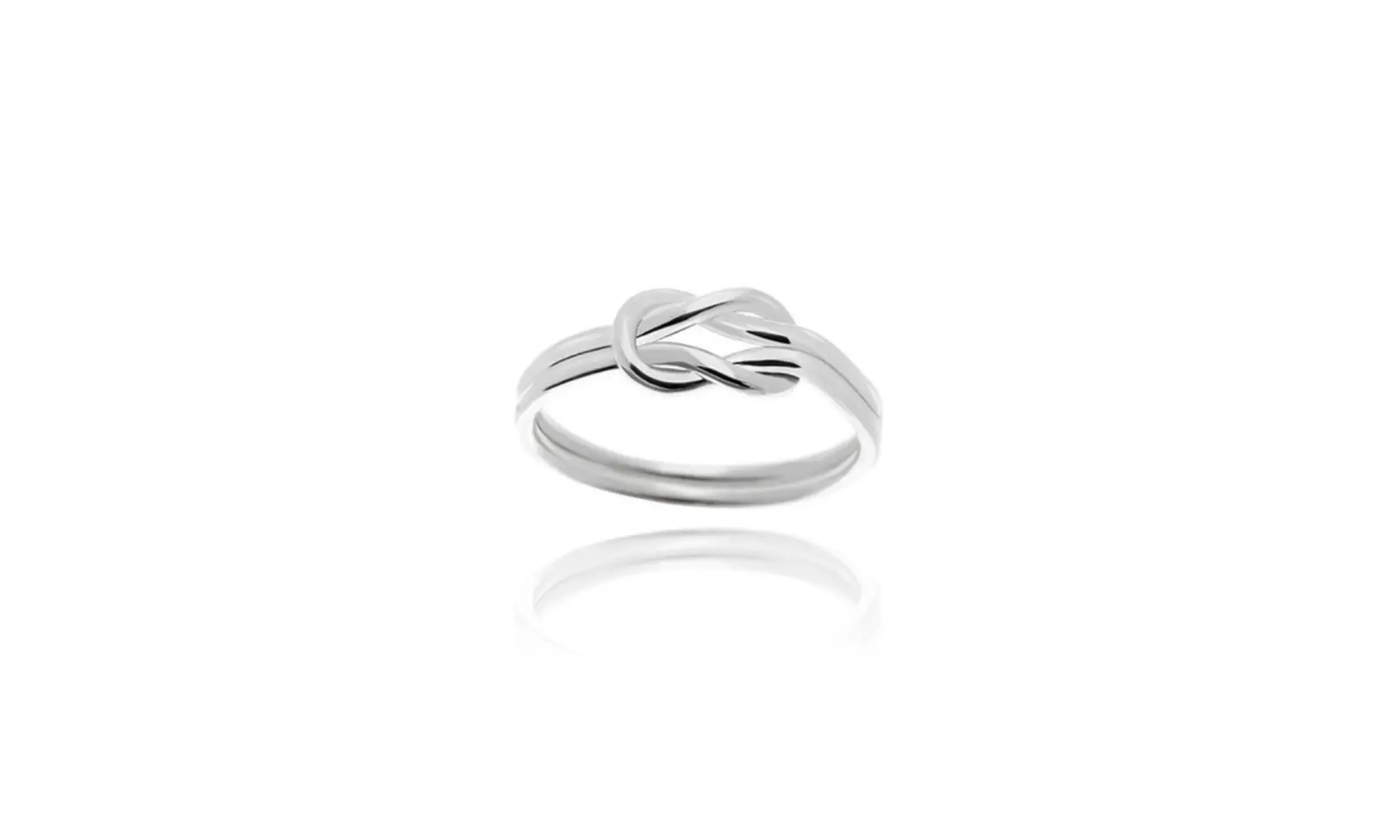 Classic Sterling Silver Love Knot Ring
