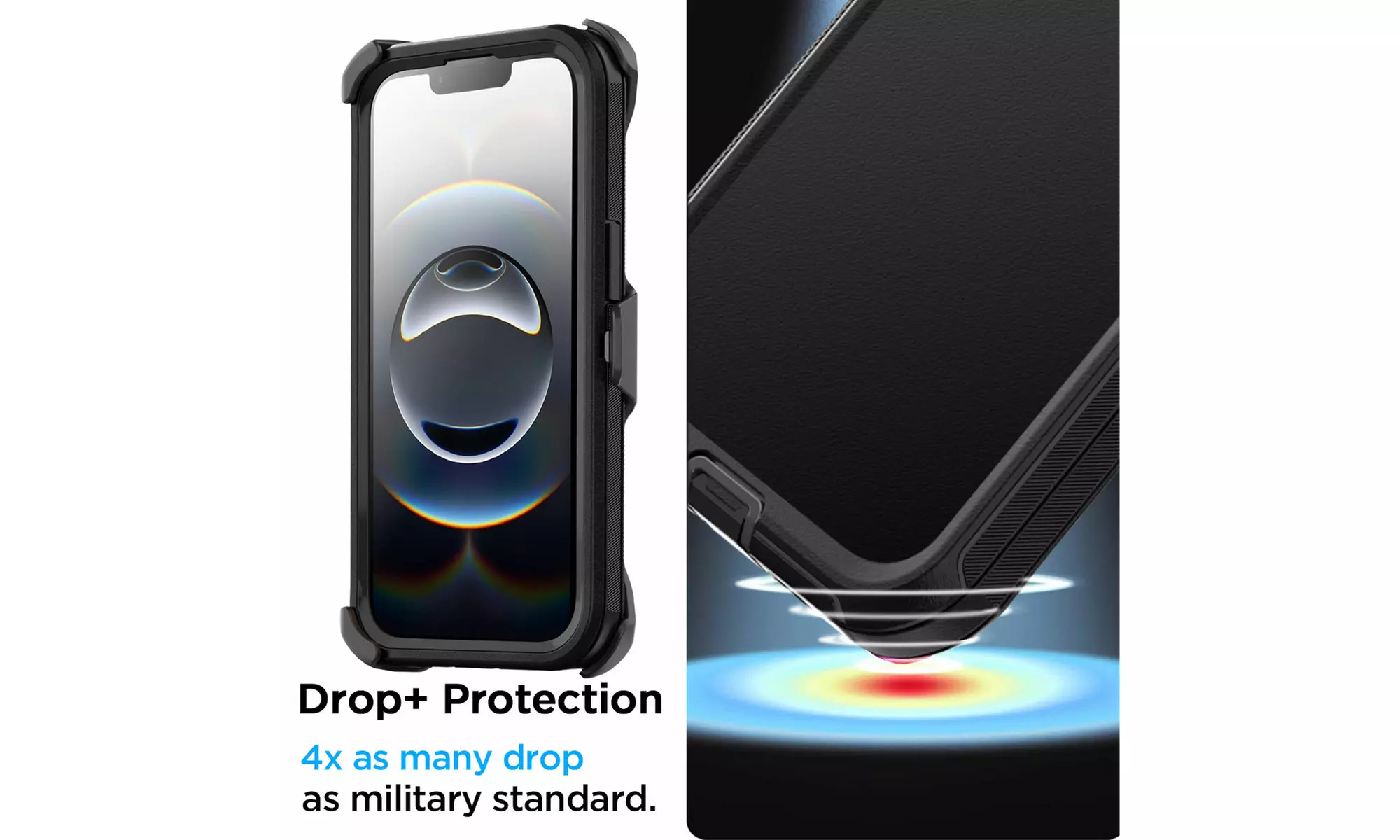 Shockproof Heavy-Duty Rugged Case for iPhone 16e (6.1")