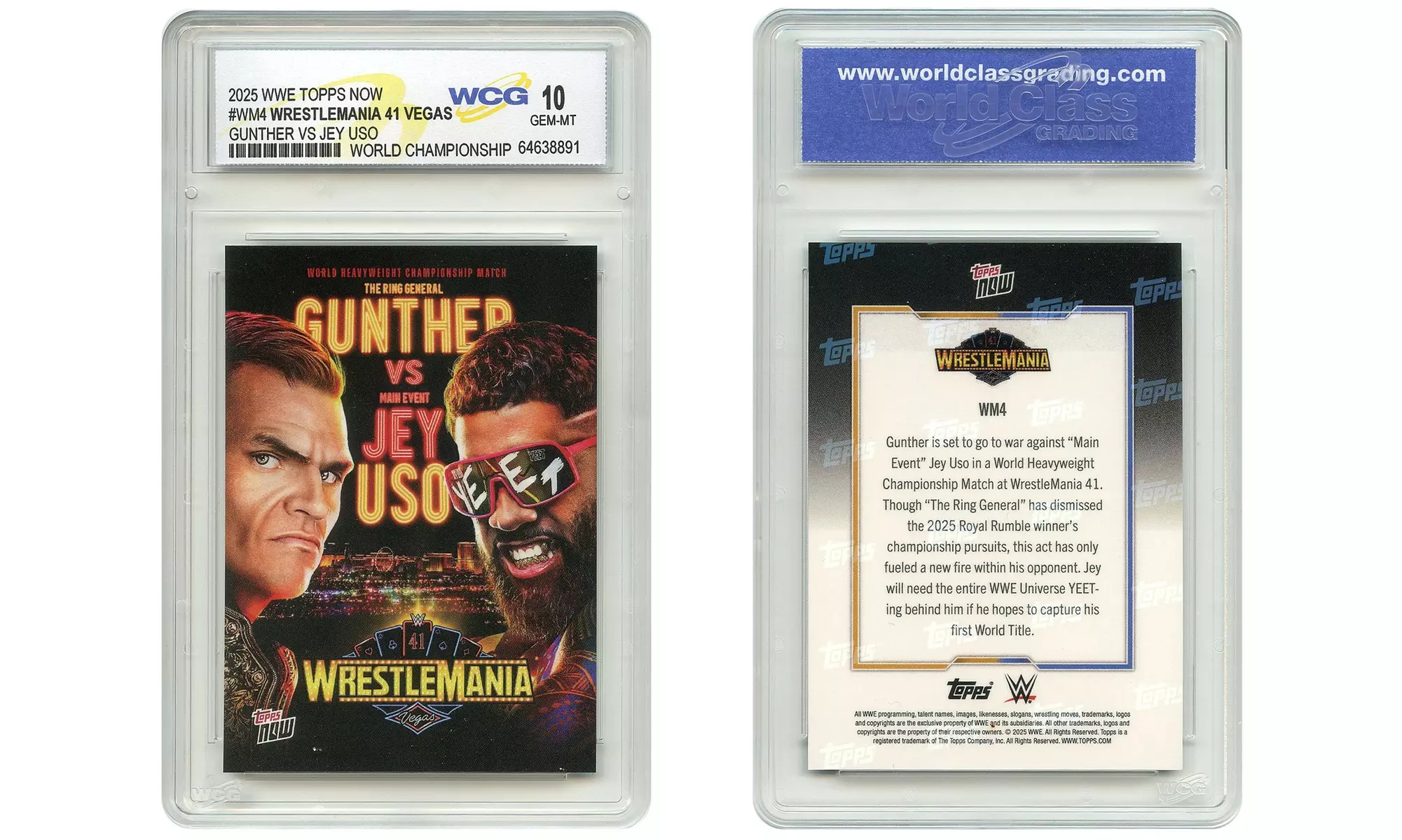 Topps 2025 Now WRESTLEMANIA 41 Las Vegas Collection